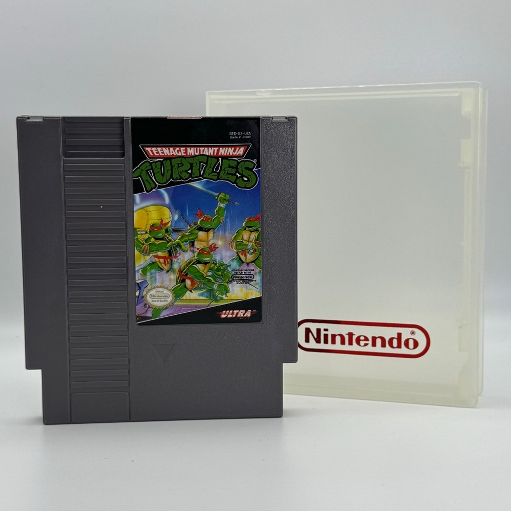 Vintage Nintendo NES Teenage Mutant Ninja Turtles game